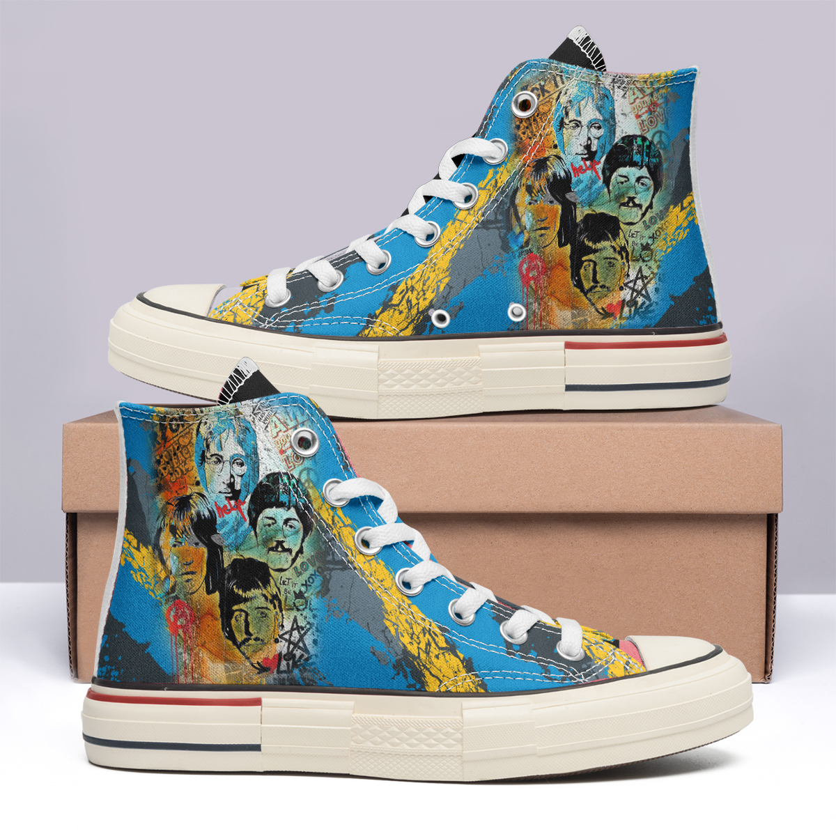 The Beatles High Top Canvas Shoes Special Edition