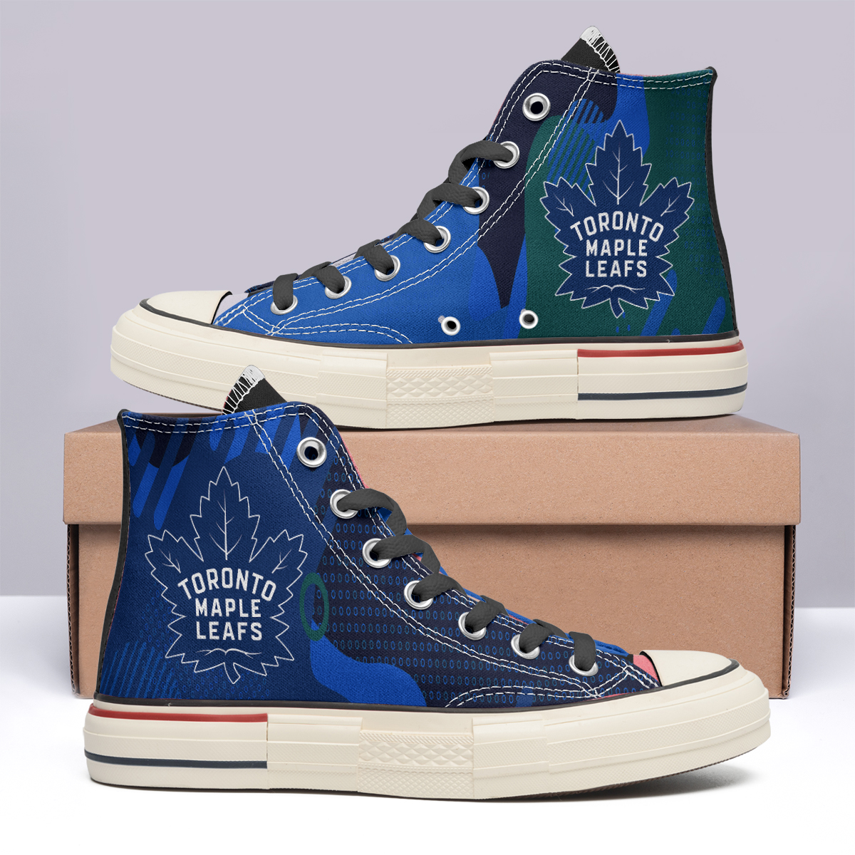 Toronto Maple Leafs High Top Canvas Shoes Special Edition
