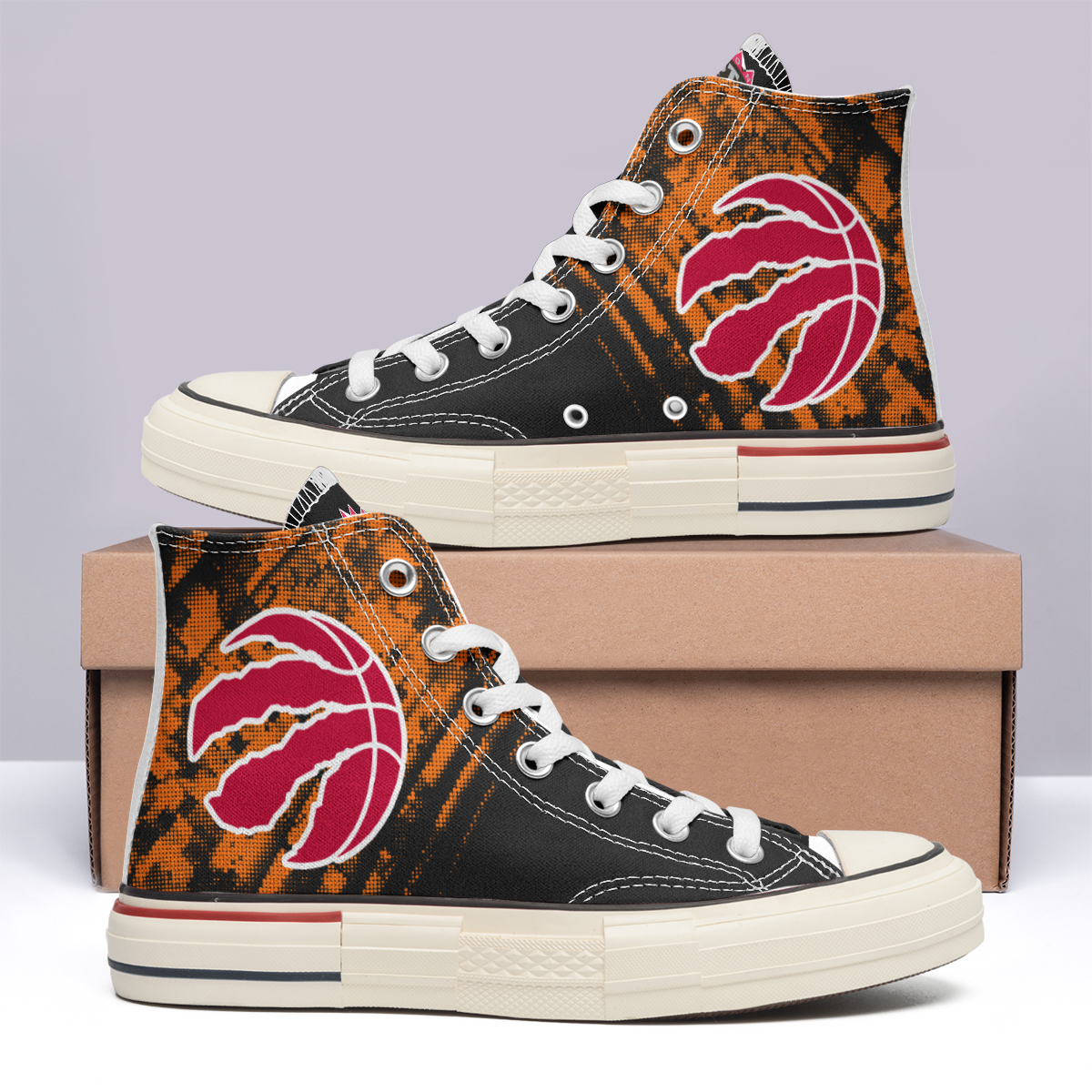 New York Knicks High Top Canvas Shoes Special Edition