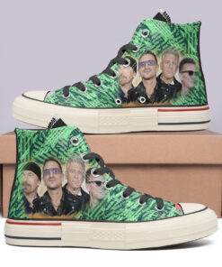 U2 band High Top Canvas Shoes Special Edition