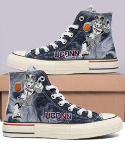 UConn Huskies High Top Canvas Shoes Special Edition