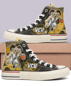 Vcu Rams High Top Canvas Shoes Special Edition