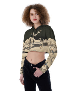 Weezer Croptop Hoodie