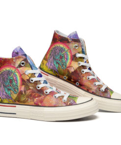 Zombie Rainbow Unicorn High Top Canvas Shoes Special Edition