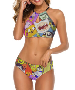 Adventure Time Characters Women’s Cami Keyhole One-piece Swimsuit