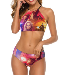 Ant-Man and The Wasp Quantumania Women’s Cami Keyhole One-piece Swimsuit