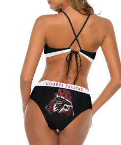 Atlanta Falcons Women’s Cami Keyhole One-piece Swimsuit
