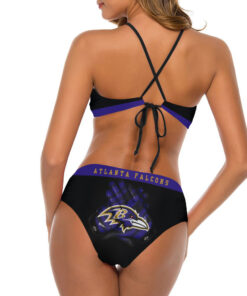 Baltimore Ravens Women’s Cami Keyhole One-piece Swimsuit