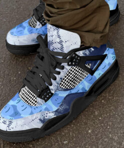 Blue Smiley Face Air JD 4