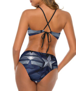 Captian America Women’s Cami Keyhole One-piece Swimsuit