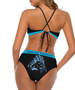 Carolina Panthers Women’s Cami Keyhole One-piece Swimsuit