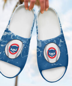 Chicago Cubs MLB Yeezy Slipper