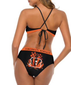 Cincinnati Bengals Women’s Cami Keyhole One-piece Swimsuit