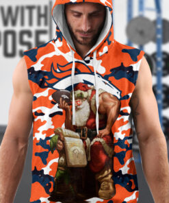 Denver Broncos 2 Sleeveless Hoodie