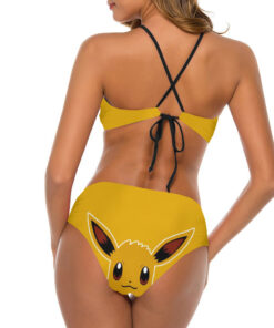Eevee Pokemon Women’s Cami Keyhole One-piece Swimsuit