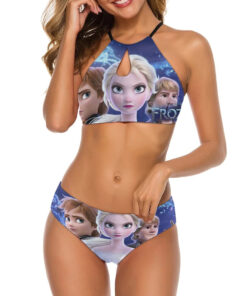Frozen II Women’s Cami Keyhole One-piece Swimsuit