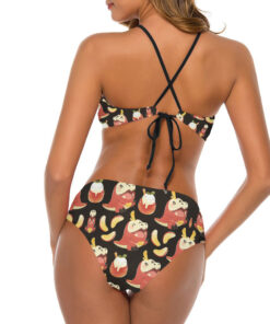 Fuecoco Fruit Women’s Cami Keyhole One-piece Swimsuit