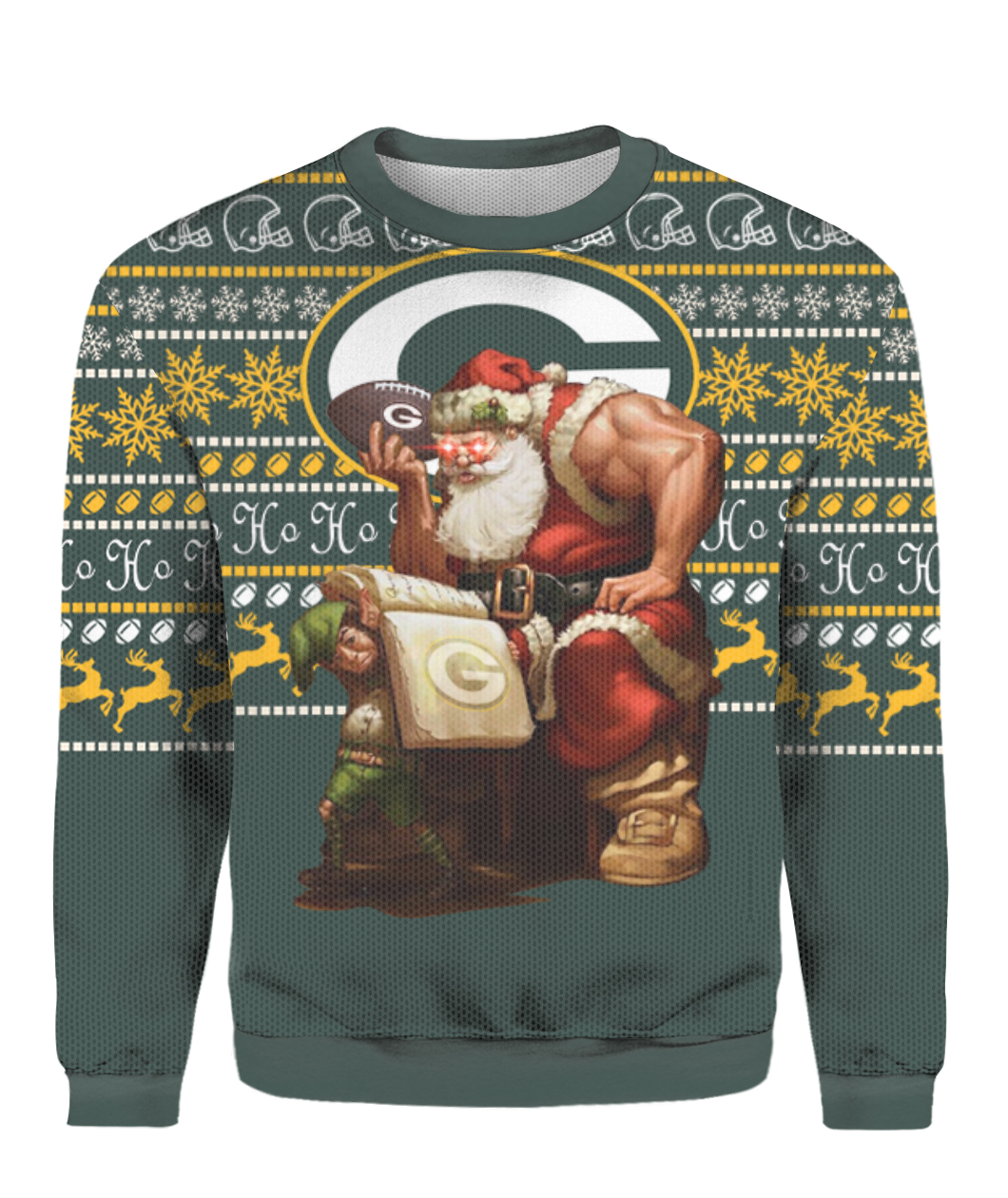Green Bay Packers Christmas Sleeveless Hoodie, Sweater
