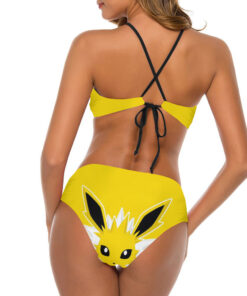 Jolteon Pokemon Women’s Cami Keyhole One-piece Swimsuit
