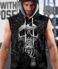 Las Vegas Raiders – Sleeveless Hoodie – mockup – Thang