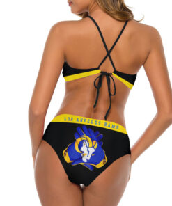 Los Angeles Rams Women’s Cami Keyhole One-piece Swimsuit