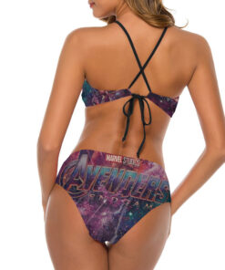 Marvel Avengers Women’s Cami Keyhole One-piece Swimsuit