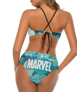 Marvel Sugar Candy Women’s Cami Keyhole One-piece Swimsuit