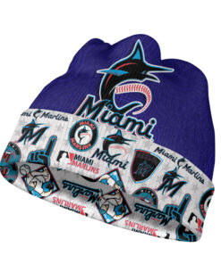 Miami Marlins Wool Beanies