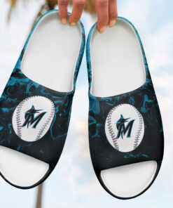 Miami Marlins MLB Yeezy Slipper