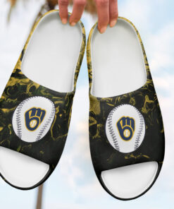 Milwaukee Brewers MLB Yeezy Slipper