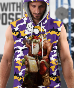 Minnesota Vikings 2 Sleeveless Hoodie