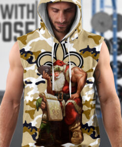 New Orleans Saints 2 Sleeveless Hoodie