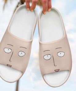 One Punch Man Anime Yeezy Slipper