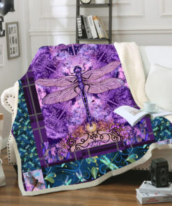 DRAGONFLY QUILT BLANKET