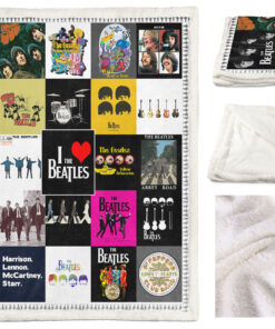 The Beatles Band Quilt Blanket