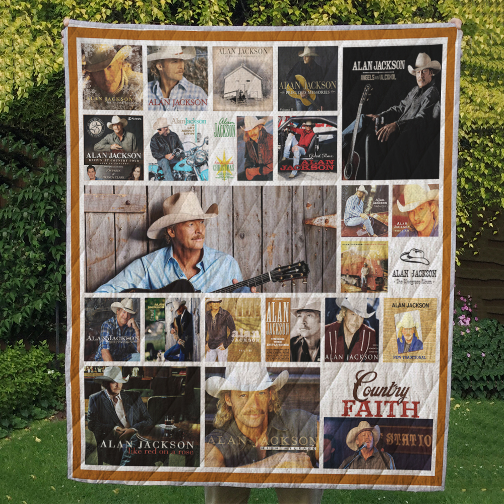 Waylon Jennings Quilt Blanket