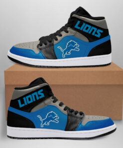 Detroit Lion Jordan Sneakers