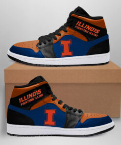 Illinois Illini Jordan Sneakers