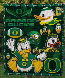 Oregon Ducks Fleece Blanket – Gift For Christmas