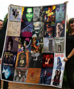 Alice Cooper Quilt Blanket