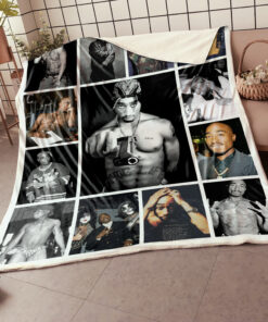 Tupac Shakur Quilt Blanket