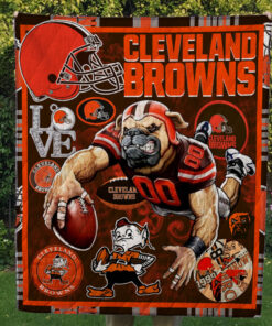 Cleveland Browns Fleece Blanket – Gift For Christmas