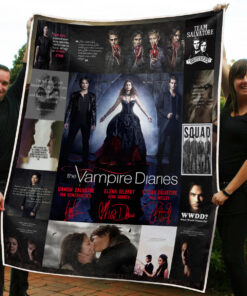 The Vampire Diaries Quilt Blanket