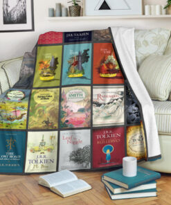 J. R. R. Tolkien Books Quilt Blanket