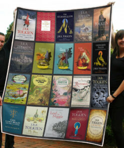 J. R. R. Tolkien Books Quilt Blanket