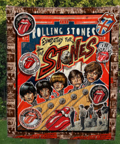 The Rolling Stones Quilt & Fleece Blanket – Gift For Christmas