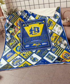 South Dakota State Jackrabbits Quilt Blanket