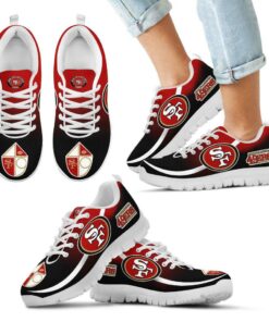 Mystery Straight Line Up San Francisco 49ers Sneakers