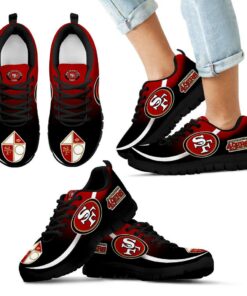 Mystery Straight Line Up San Francisco 49ers Sneakers