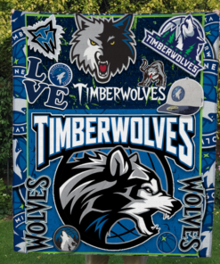 Minnesota Timberwolves Fleece Blanket – Gift For Christmas